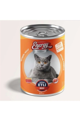 Energy Tahılsız Yetişkin Kedi Maması Konserve Sığır Etli 415 Gr
