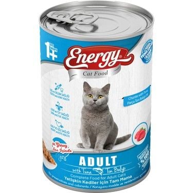 Energy Yaş Kedi Maması Ton Balıklı 415 Gr