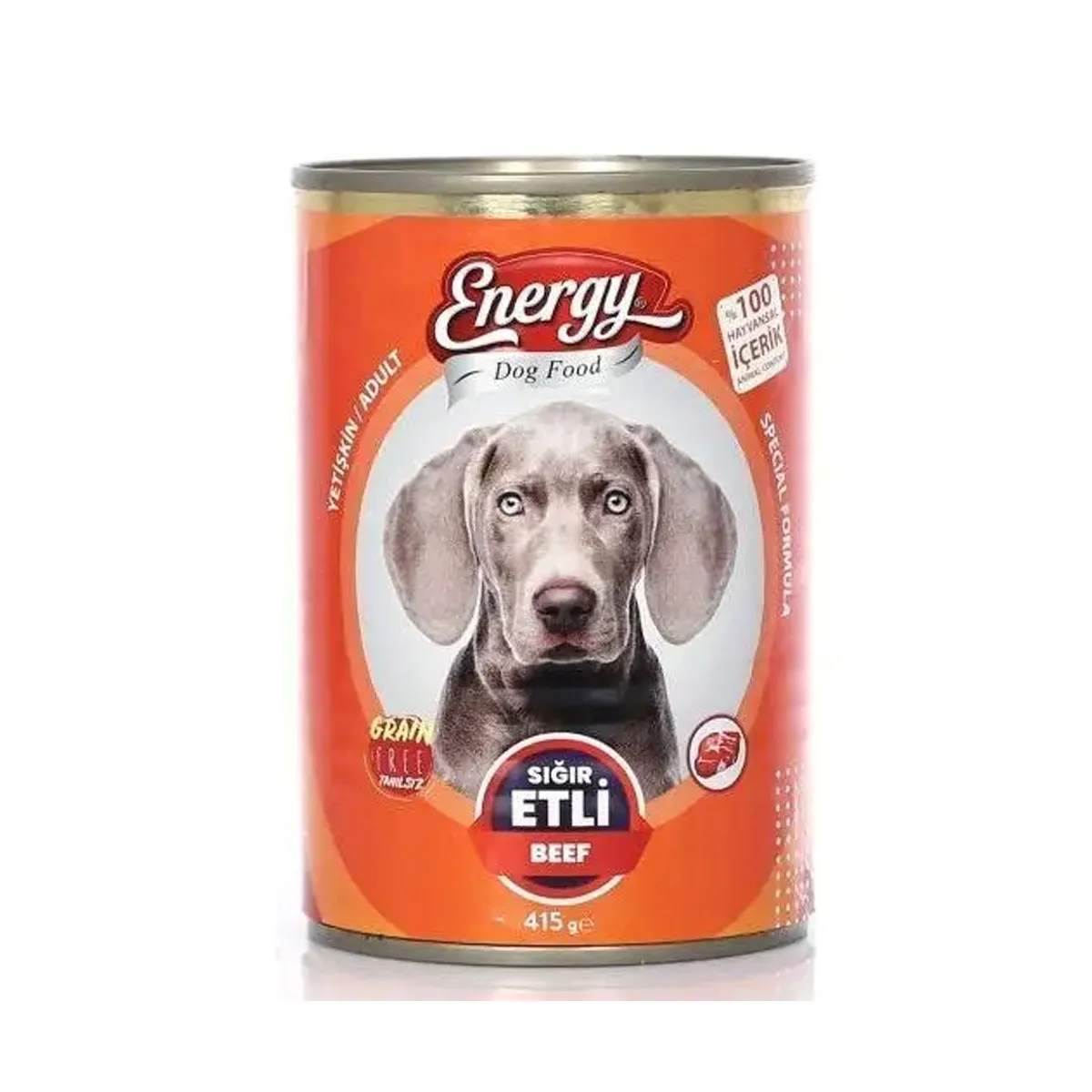 Energy Konserve Sığır Etli Köpek Maması 415 Gr