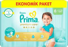 Prima Bebek Bezi Premium Care 6 Numara 35 Adet Ekonomik Paket