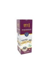 Decobella 3 'lü 0.5 Lt. Kare Erzak Kabı Seti