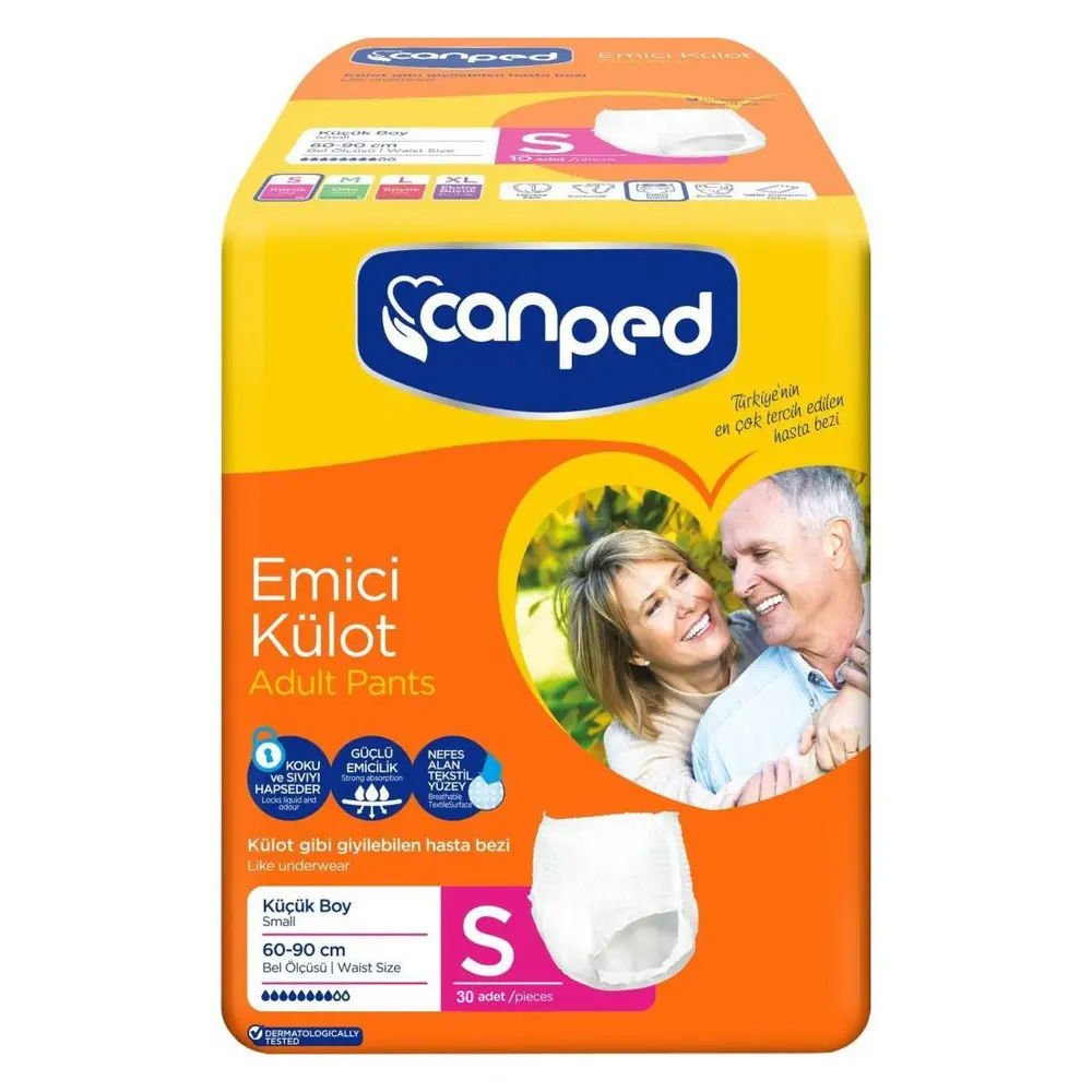 Canped Emici Külot Small Hasta Bezi 30'lu