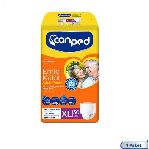 Canped Emici Külot Extra Büyük Boy XL 30 Adet