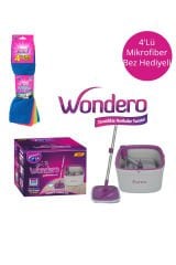 Parex Wondero Otomatik Temizlik Seti - Trend 4lü Mikrofiber Bez Hediyeli