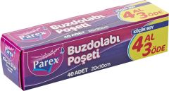 Parex Buzdolabı Poşeti 4 Al 3 Öde Küçük Boy