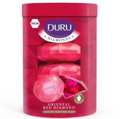 Duru Diamonds Serisi Katı Sabun Kırmızı 4*90 gr 4 ADET