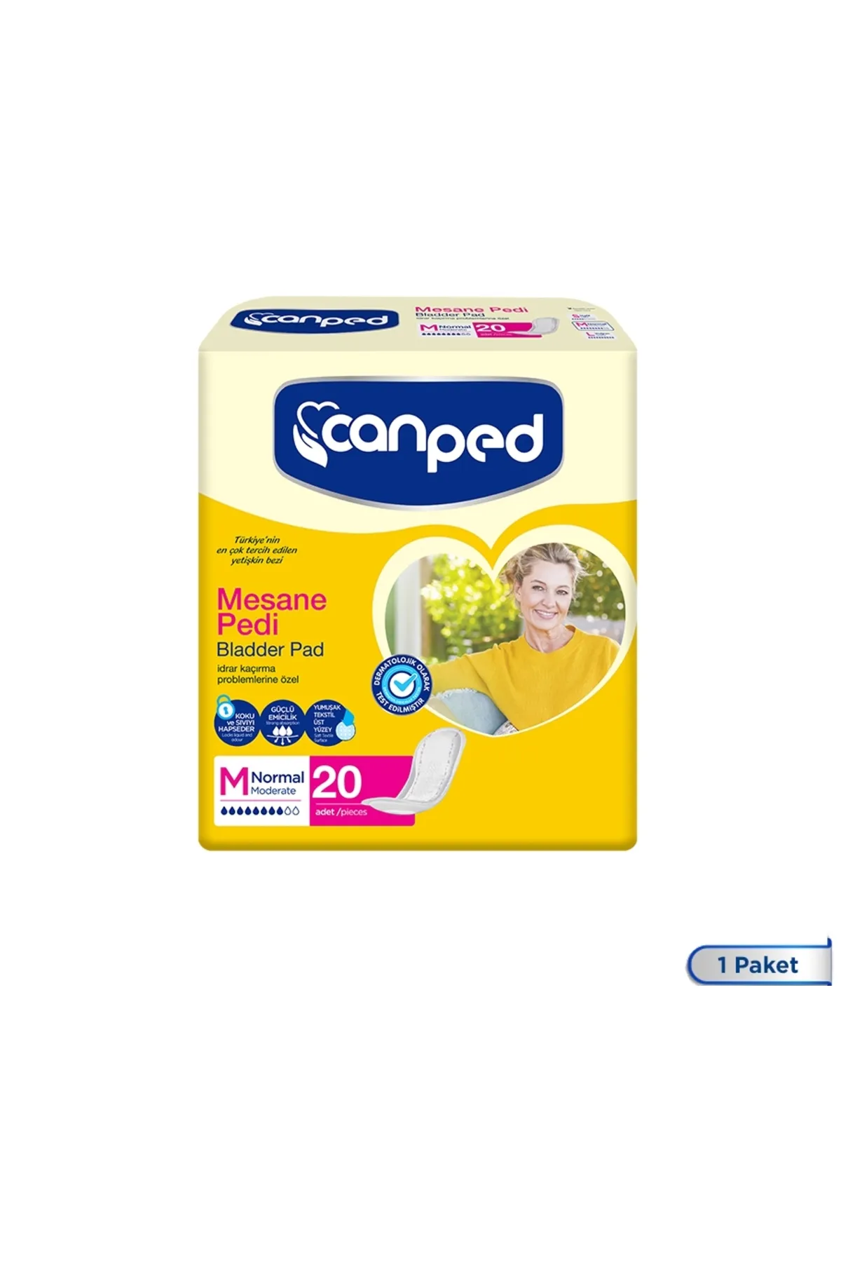 Canped Mesane Pedi Normal M Beden 20 Adet