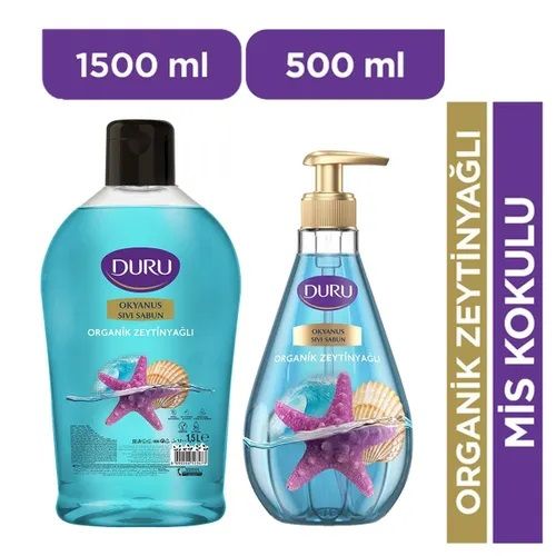 Duru Okyanus Tazeliği Sıvı Sabun 1,5 LT + 500 ML