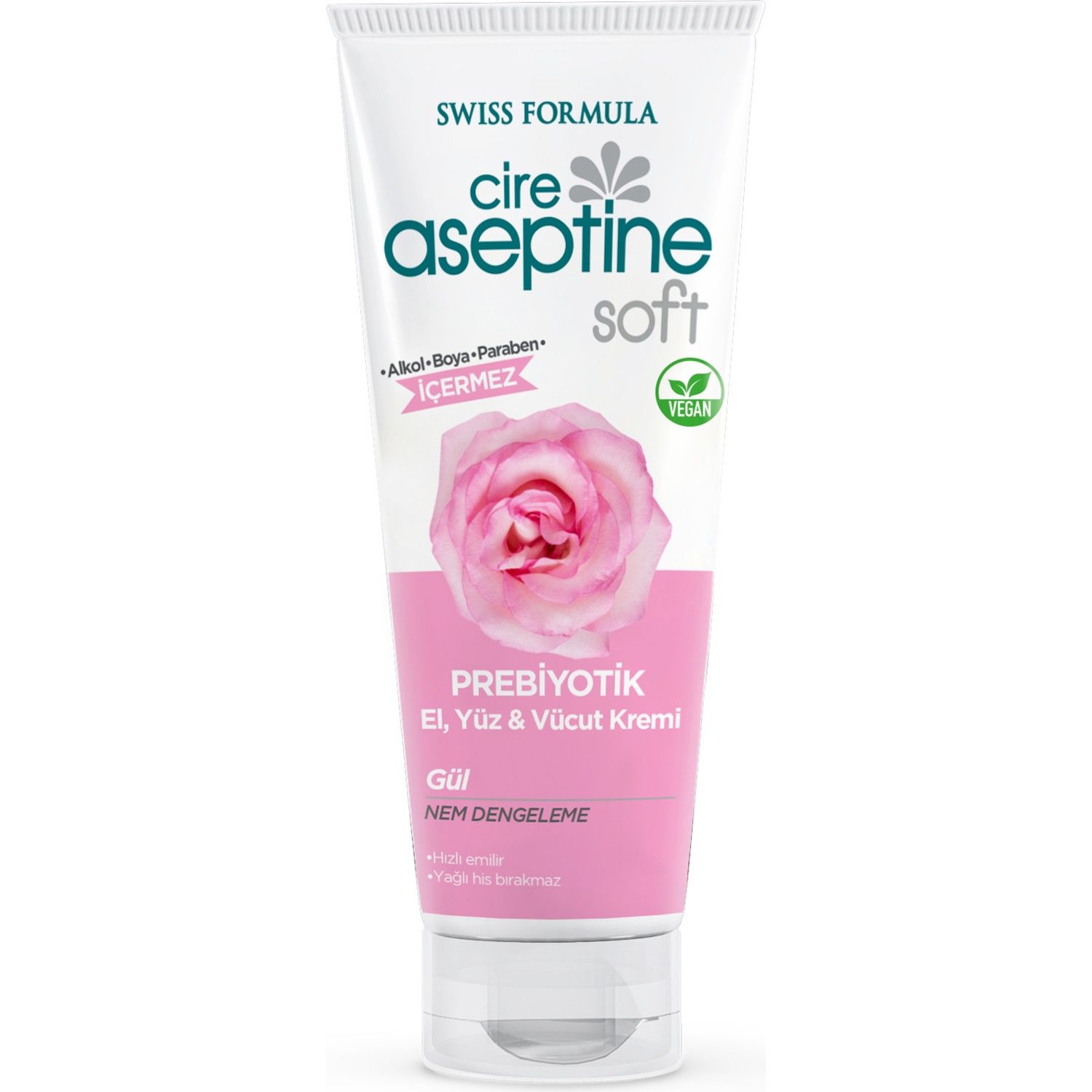 Cire Aseptine Soft Gül Nemlendirici Bakım Kremi 200 ml