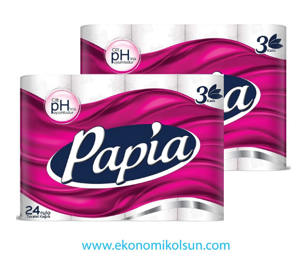 Papia Tuvalet Kağıdı 48 Rulo