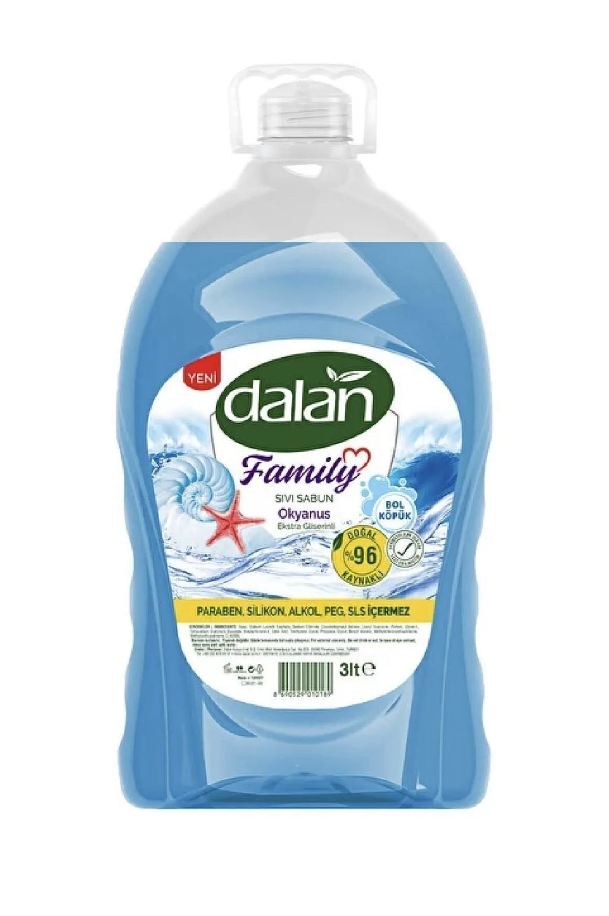 Dalan Sıvı Sabun Family  Okyanus 3 Litre