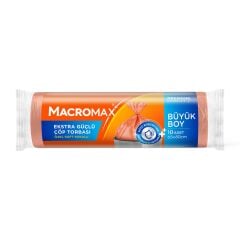 MACROMAX Extra Güçlü Büyük Boy Çöp Poşeti 10'lu