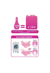 Bingo Soft Konsantre Çamaşır Yumuşatıcısı, Şefkatle Gül 1440 Ml 4 ADET