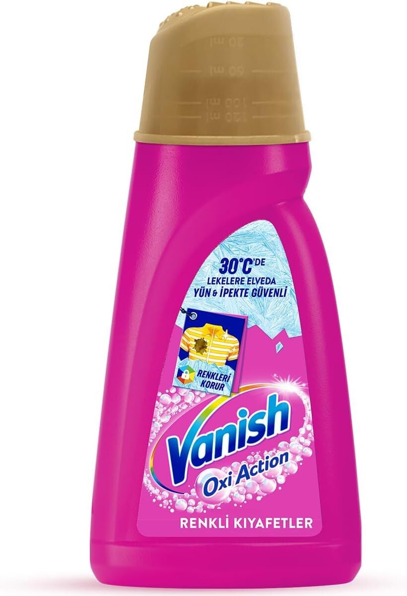 Vanish Kosla Multipower Renkliler için Leke Çıkarıcı ve Çamaşır Deterjanı Güçlendirici Sıvı  1000 ml