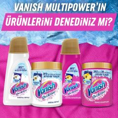 Vanish Kosla Multipower Renkliler için Leke Çıkarıcı ve Çamaşır Deterjanı Güçlendirici Sıvı  1000 ml