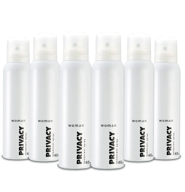 Privacy Women Deodorant 6x150ml